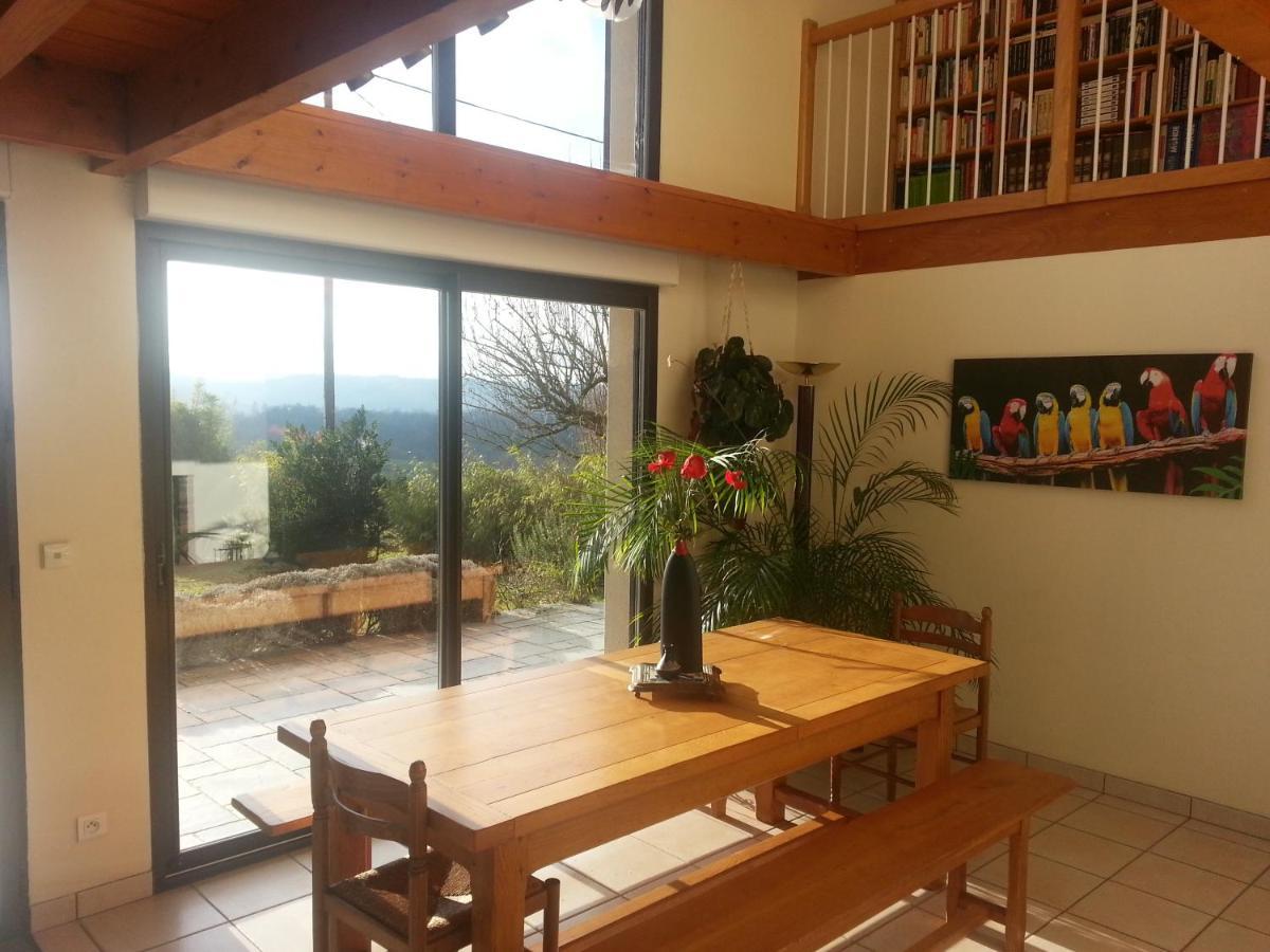 Maison Sur La Colline Cheminee Wifi Proche Thermes Aubin  Luaran gambar